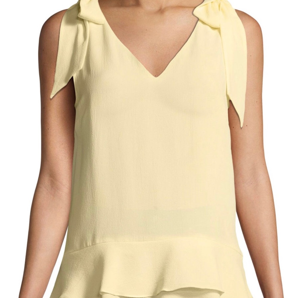 CeCe by Cynthia Steffe
V-Neck Layered Crepe Blouse